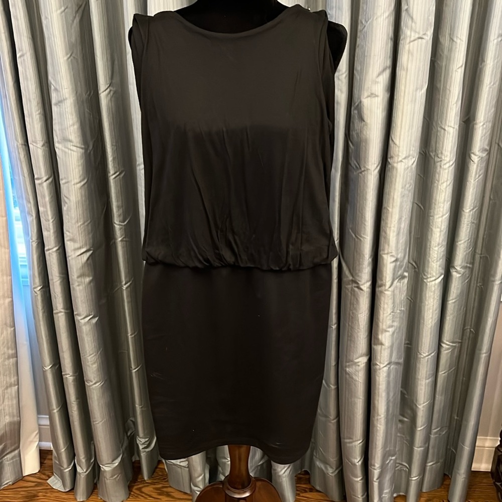 Great black summer dress with open back